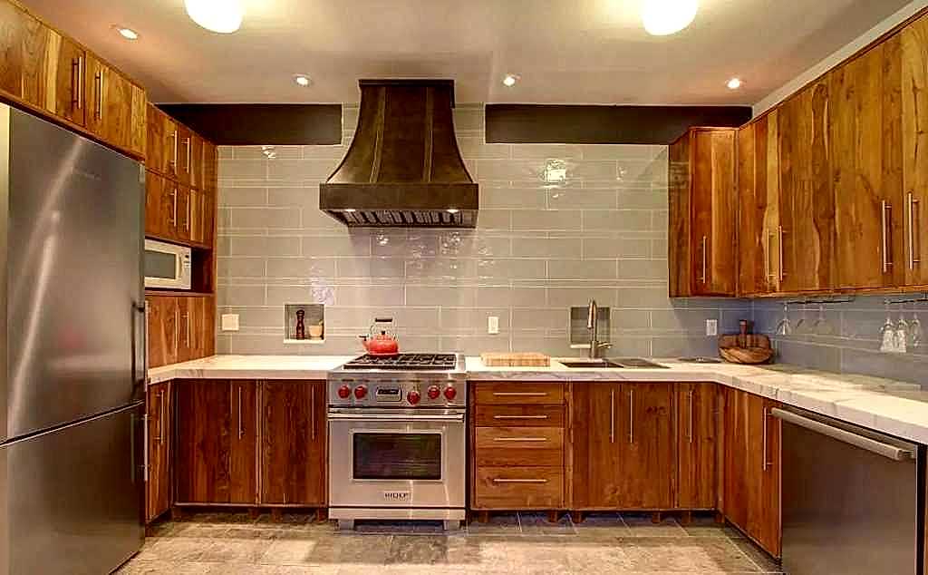 Solid Wood Kitchen Cabinets 12 Reclaimed wood cabinets