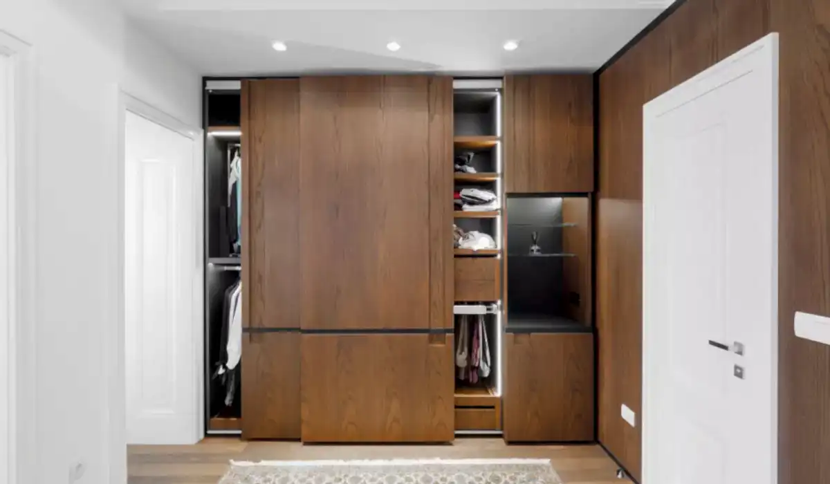 Sliding Wardrobe 13 Solid wood door sliding wardrobe