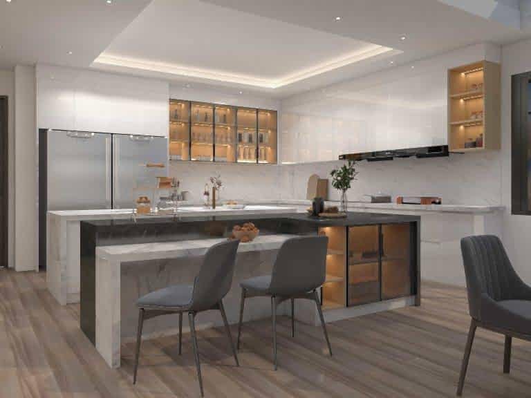 Elegant Modern Grey Kitchen Tour Luxe Design and Smart Storage Solutions