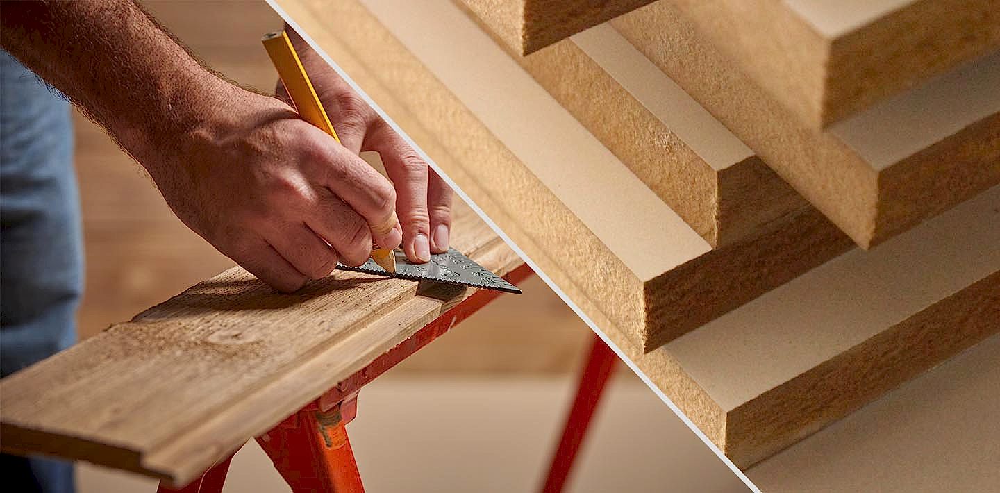 MDF Kitchen Cabinets 21 Smooth and flat, without any knots or grains, which makes it easy to cut and shape.