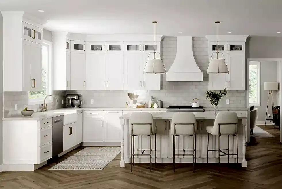 Shaker Kitchen Cabinets 40 craftsman-white-shaker-kitchen-cabinet