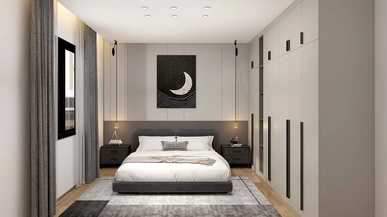 Bedroom Wardrobe 11 Elegant Modern White Bedroom with Melamine Hinged Wardrobes