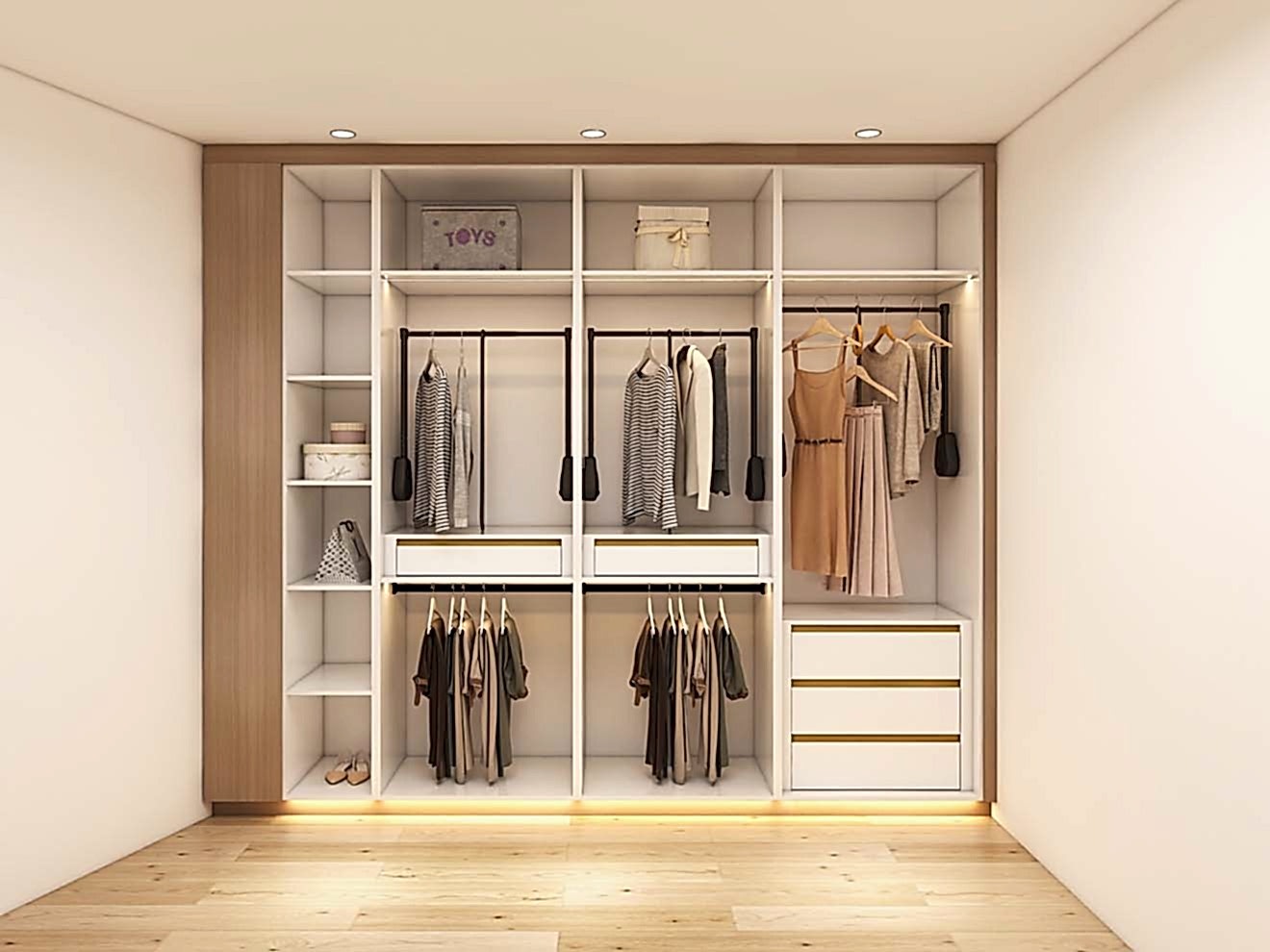 Elegant Wooden Closets For Bedrooms with Ample Storage 1 Elegant Wooden Closets For Bedrooms with Ample Storage
