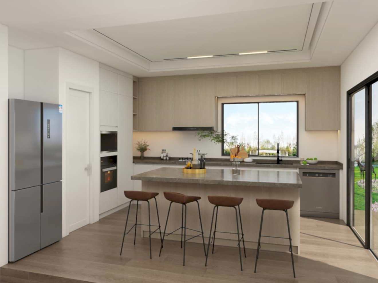 Particle Board Kitchen Cabinets 9 Warm and Inviting Kitchen with Light Wood Cabinets