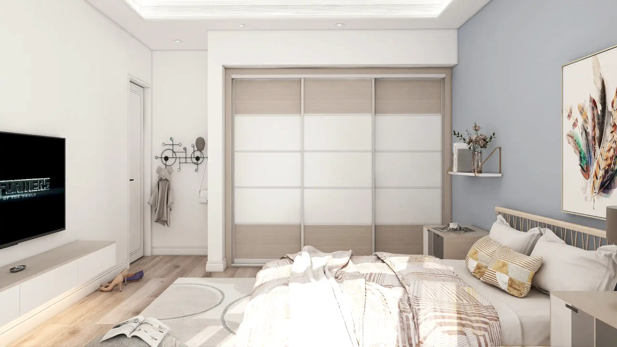 Bedroom Wardrobe 1 Sliding-Door-Wardrobe-Sample