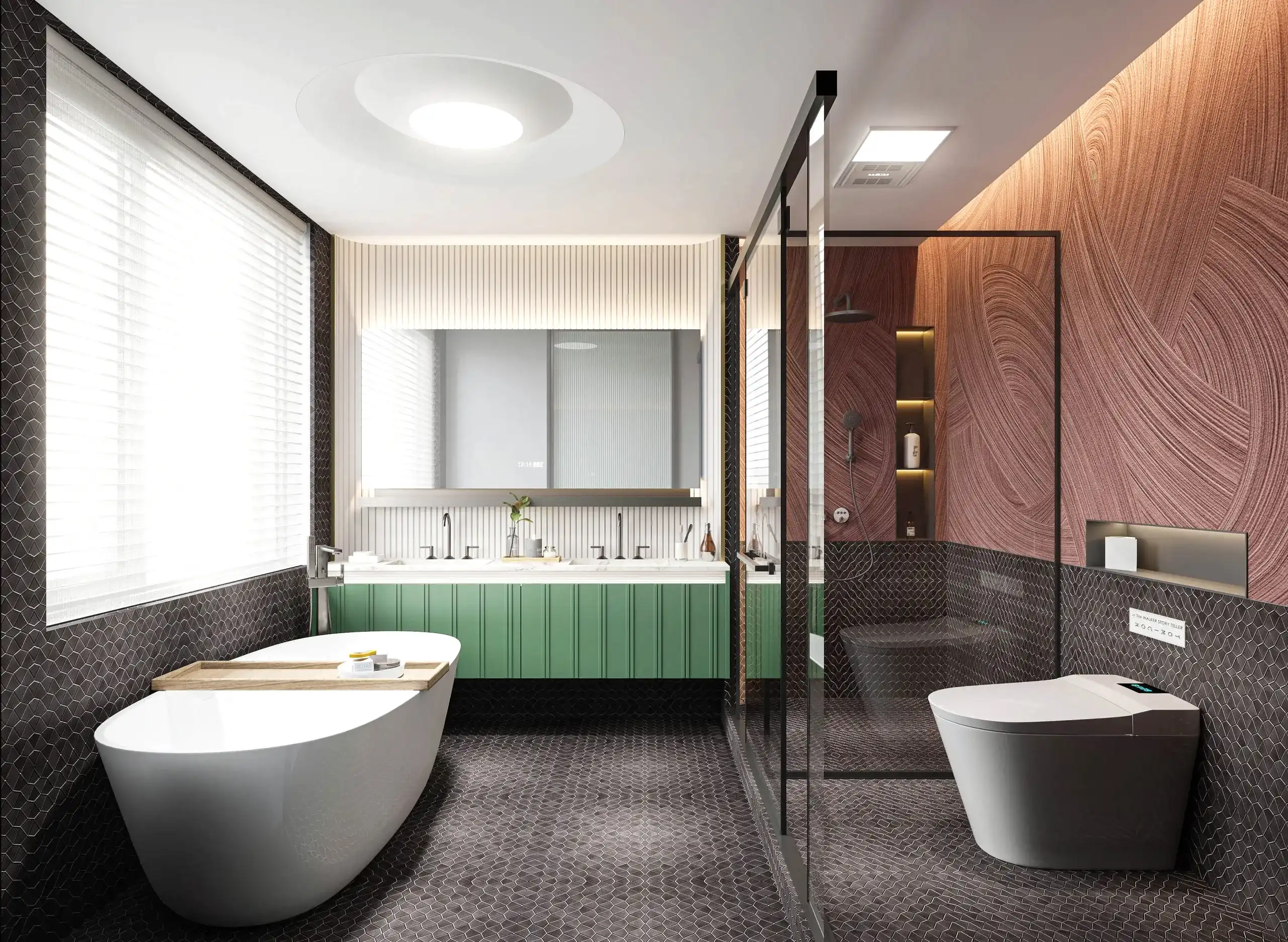 Home 29 bathroom-vanity-withGray-Tiles