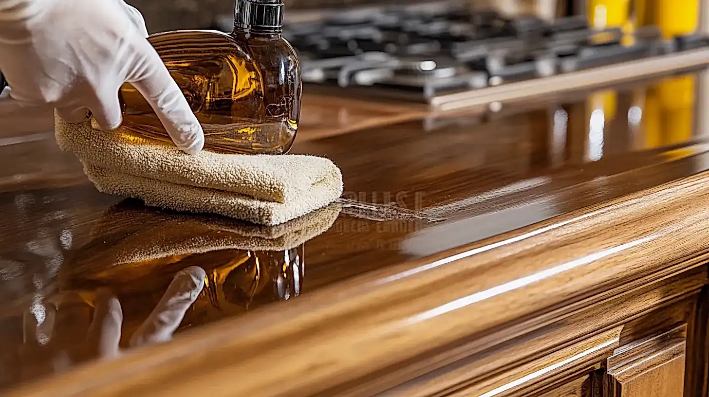 Solid Wood Kitchen Cabinets 20 Polishing and protecting Solid Wood Kitchen Cabinets