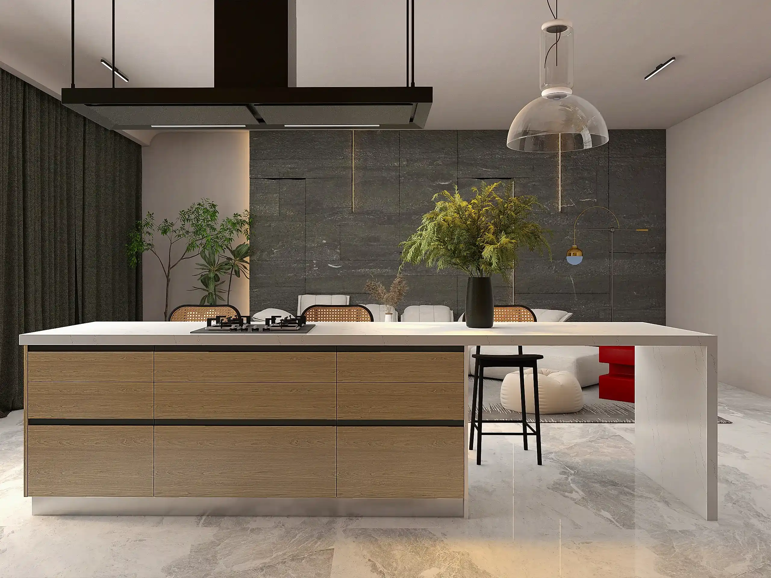 Laminate Kitchen Cabinets 13 Wood Tone Melamine Kitchen Cabinets Island