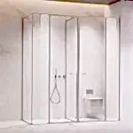 Sanitary Ware 11 Sleek bathroom design featuring a glass shower enclosure and modern toilet