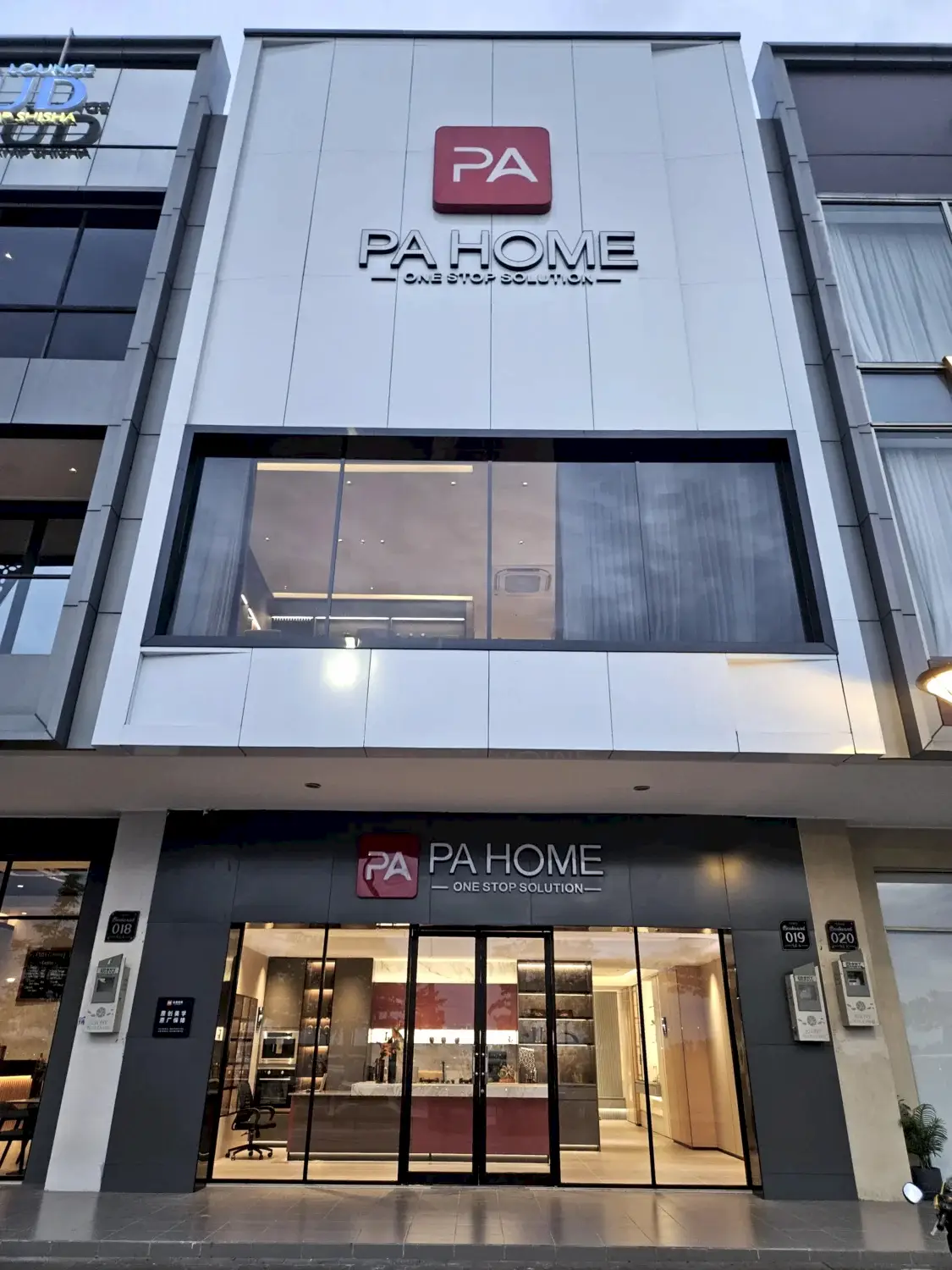 Hotel Fixed Furniture 6 PA Home Jakarta PIK showroom 400 sqm exhibition space showcasing