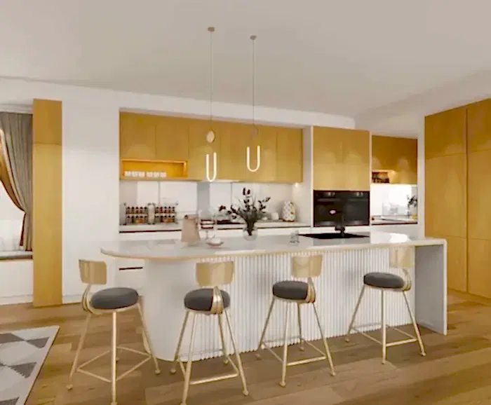 Video 13 Modern Two Tone Light Wood Kitchen Cabinets