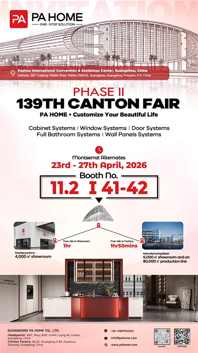 Join PA HOME at the 139th Canton Fair: Your One-Stop Destination for Smart Home Customized Solutions 1 2026 PA Home Phase2 139th Canton Fair Post Cover