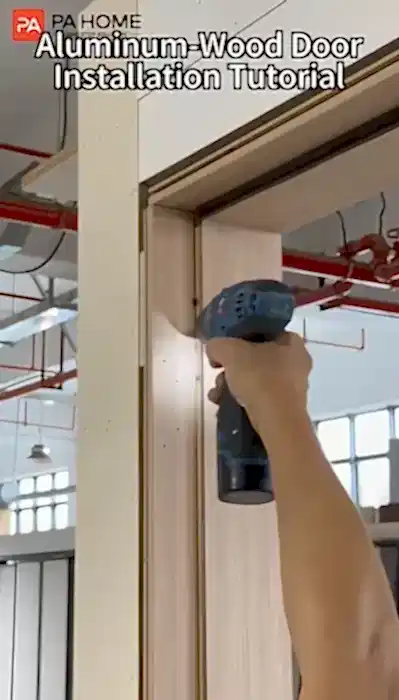 Video 23 PA Aluminum frame door installation