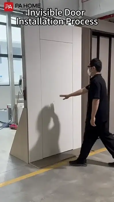 Video 21 PA Invisible door installation
